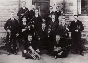 Hospital Orchestra, Back Row Right Chief Attendant Maude, Donated By Hilary Renton, nee Baldwin